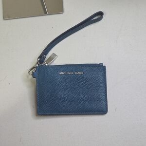 Michael Kors Blue Wristlet